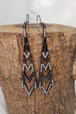 Electric Shimmer - Black Earring