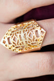 Adorably Adobe - Gold Ring - Box 8