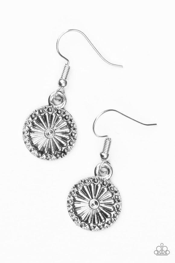 Sunflower Summers - Silver Earrings