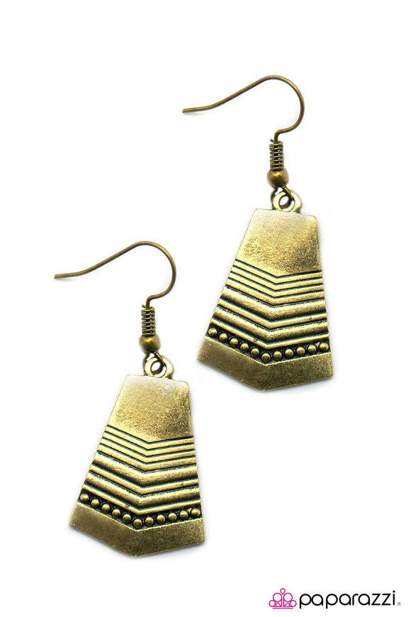 The Lost Tribe - Brass Earrings