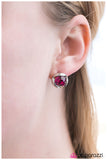 Yours Truly - Pink Post Earring - Box 1 - Pink