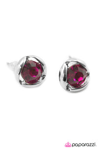 Yours Truly - Pink Post Earring - Box 1 - Pink