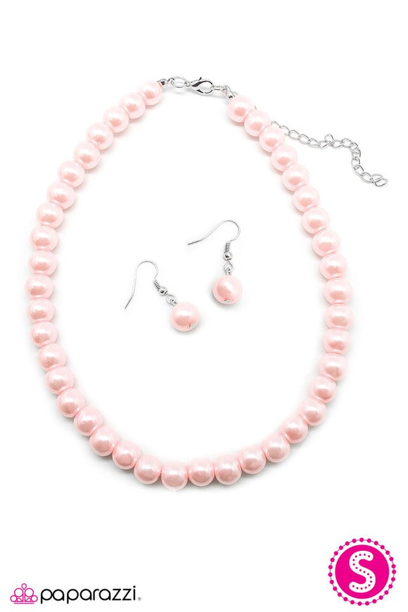Not Your Mamas Pearls - Pink Necklace - Box 3 - Pink