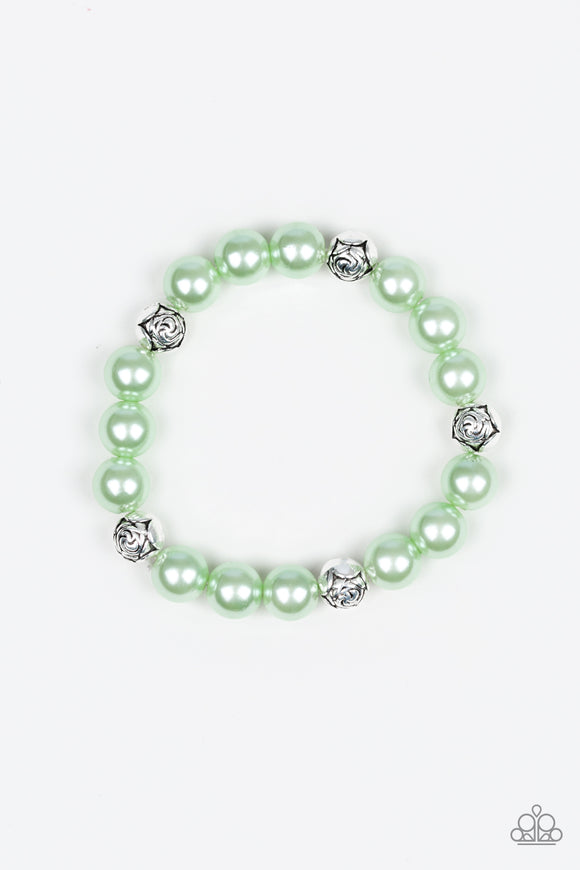 Rosy Radiance - Green Bracelet