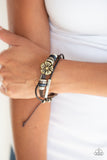 Hiker's Paradise - Brown Urban Pull Cord Bracelet