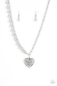 Forever In My Heart - Silver Necklace - Box 23 - Silver