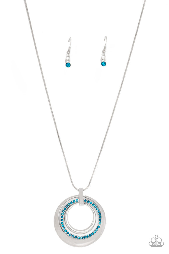 Gather Around Gorgeous - Blue Necklace - Box 6 - Blue