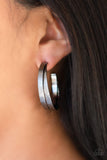 High-Class Shine - Black  Hoop Earring