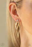 Point-BANK - Gold Double-Sided Post Earrings - Box 1 - Double-Sided Post