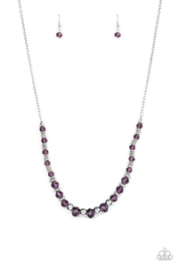 Stratosphere Sparkle - Purple Necklace - Box 4 - Purple