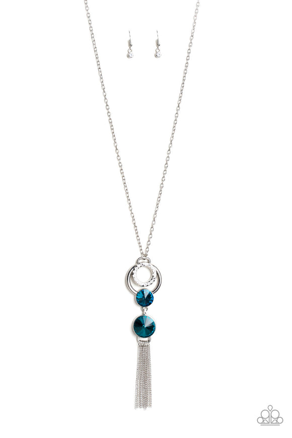 Very Fort-YOU-nate - Blue Necklace - Box 5 - Blue