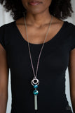 Very Fort-YOU-nate - Blue Necklace - Box 5 - Blue