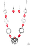 Zen Trend - Red Necklace - Box 6 - Red