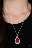 Because I'm Queen - Red Necklace - Box 3 - Red
