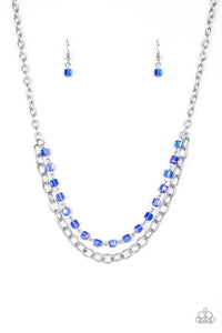 Block Party Princess - Blue Necklace - Box 1 - Blue