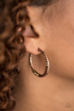 Born To Beam - Copper  Hoop Earrings