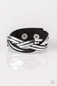 Looking For Trouble - Black Urban Bracelet