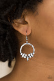 On The Uptrend - White Earring