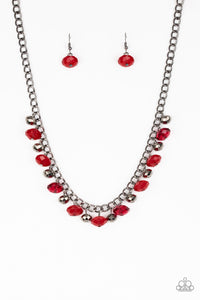 Runway Rebel - Red Necklace