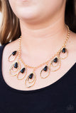 Rustic Ritz - Gold Necklace