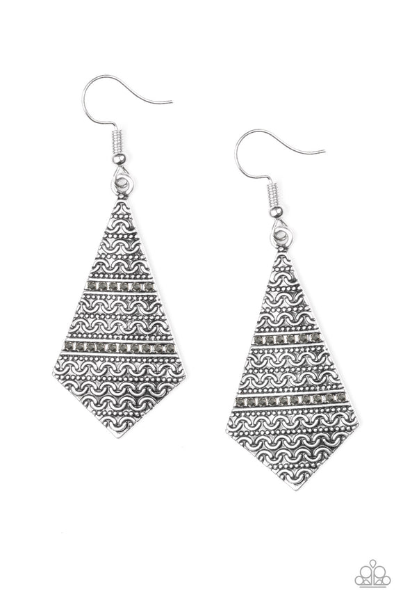 Terra Trending - Silver Earrings