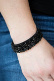 Totally Crushed It - Black Urban Bracelet