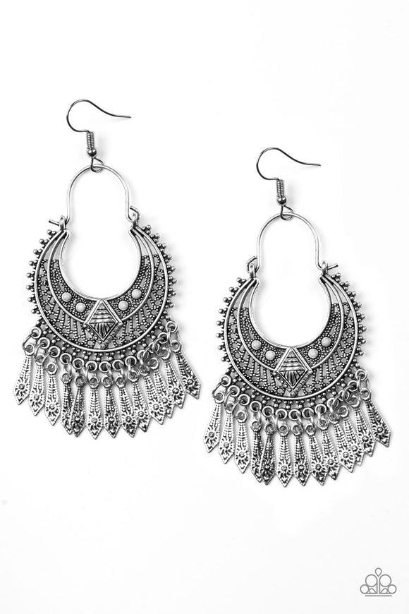 Walk On The Wildside - Silver Earrings