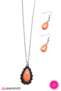 A Royal Affair - Orange Necklace - Box 6 - Orange