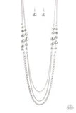 Charmingly Colorful - Silver Necklace - Box 20 - Silver