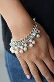 Duchess Diva - White Clasp Bracelet