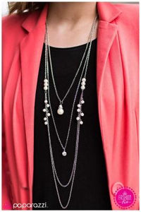 Perfect Cadence - White Necklace