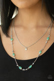 Irresistibly Iridescent - Green Necklace - Box 6 - Green