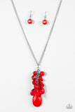 Keepin' it Colorful - Red Necklace - Box 6 - Red