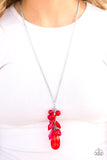 Keepin' it Colorful - Red Necklace - Box 6 - Red