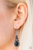 Looking Suave - Black Earrings