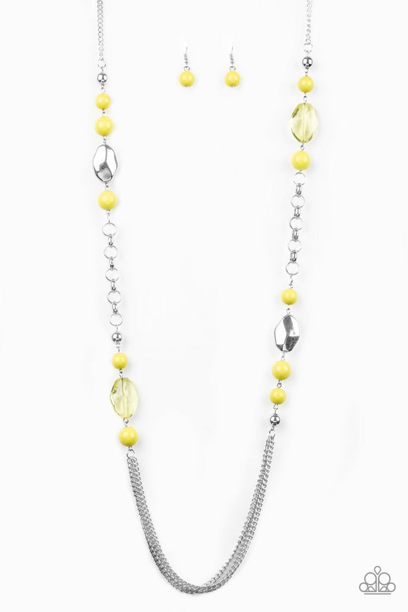 Marina Majesty - Yellow Necklace - Box 3 - Yellow