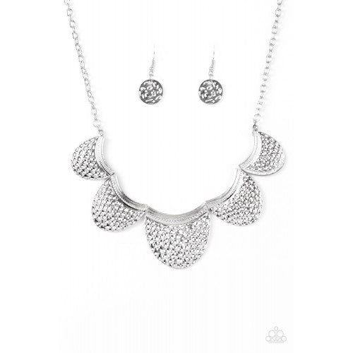 Prehistoric Princess - Silver Necklace - Box 7 - Silver