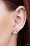 Prismatic Shine - White Post Earrings - Box 2 - White