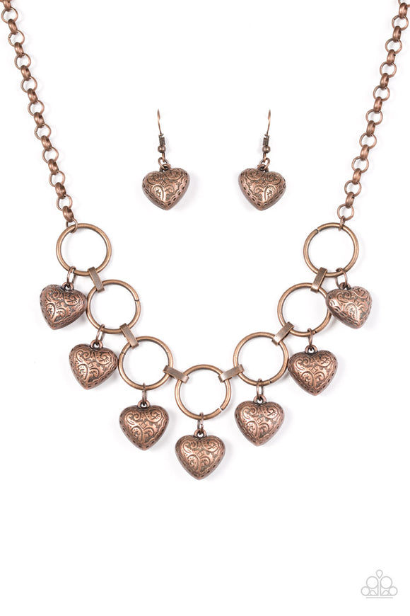 Radiant Romance - Copper Necklace - Box 3 - Copper