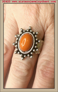 Seasonal Sunshine - Orange Ring - Box 4