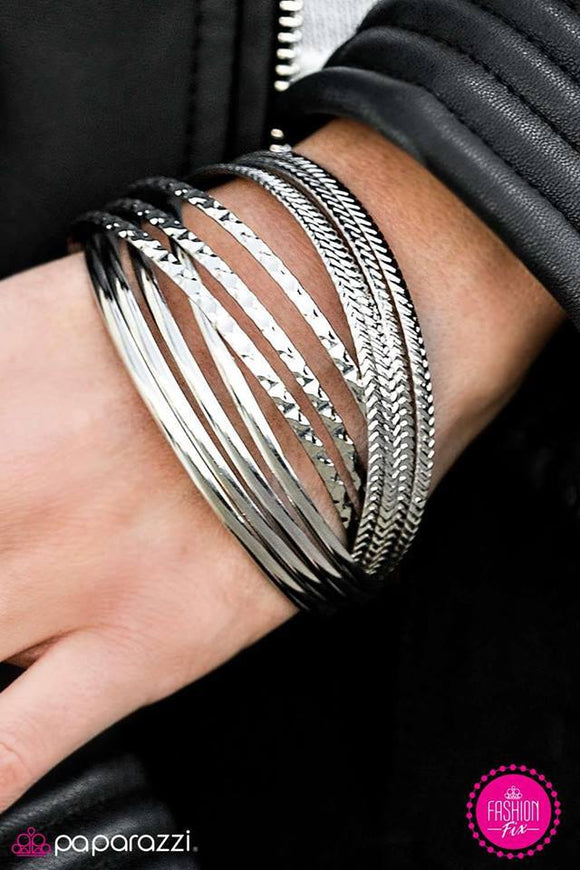 Sneak Attack - Silver Bracelet - Bangle Silver Box