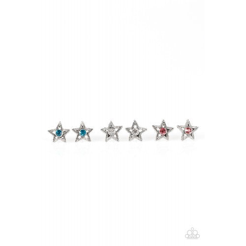 Starlet Shimmer - Star Earring - White