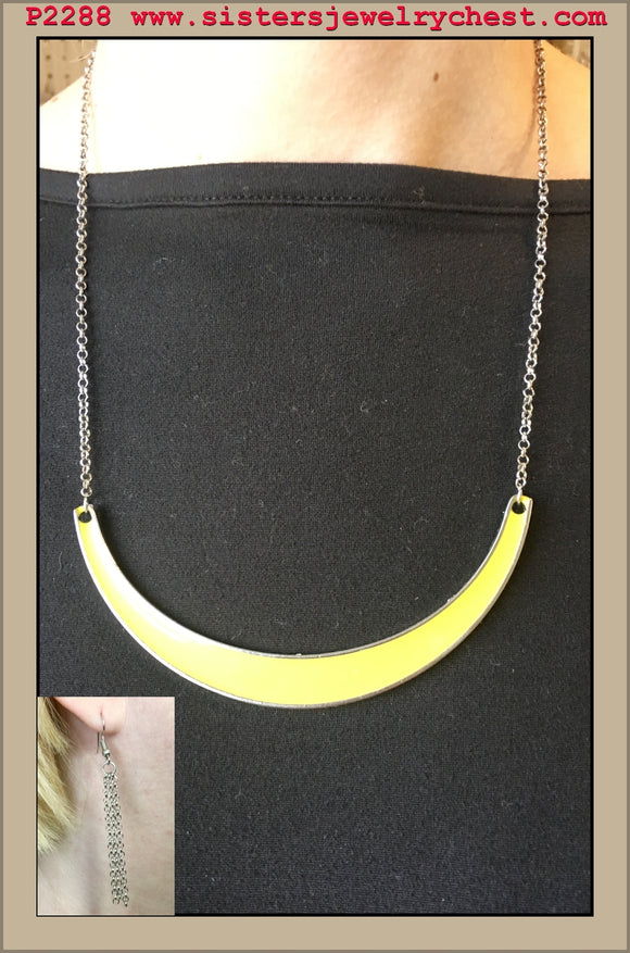 Take The Bull By The Horn - Yellow Necklace - Box 2 - Yellow