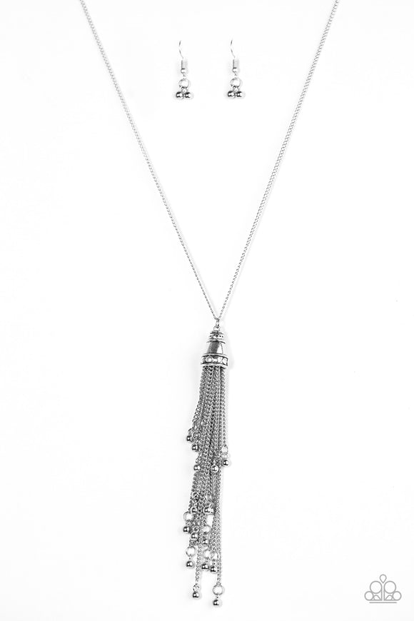 Talk About Tassel - Silver Necklace - Box 3 - Silver