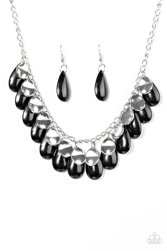 Tropical Storm - Black Necklace - Box 8 - Black