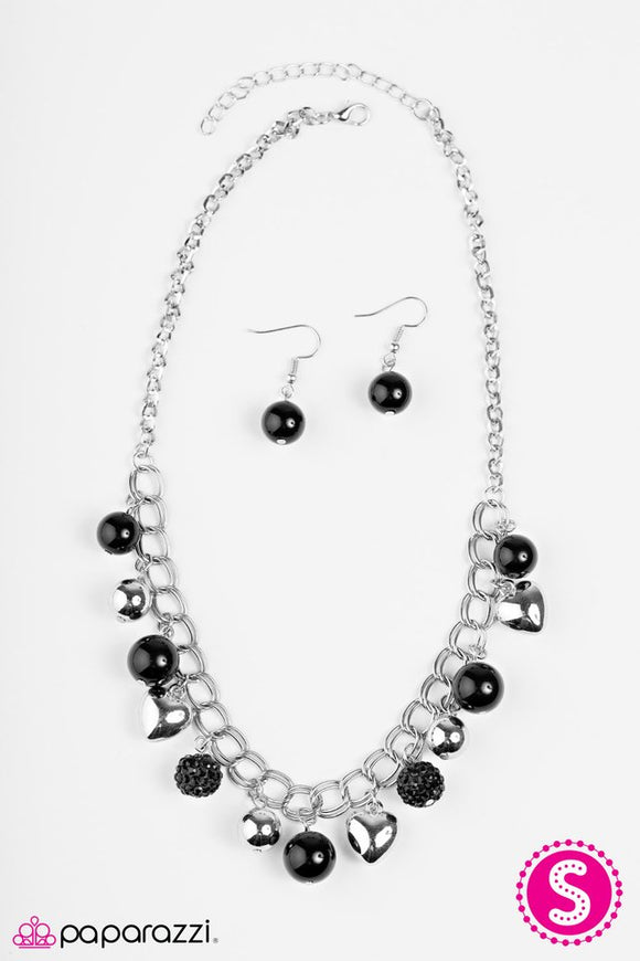 Twitterpated - Black Necklace - Box 8 - Black