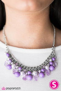 Vintage Vindication - Purple Necklace - Box 6 - Purple