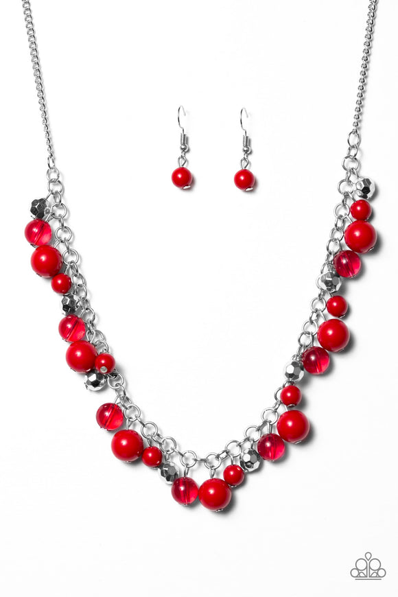 Wander With Wonder - Red Necklace