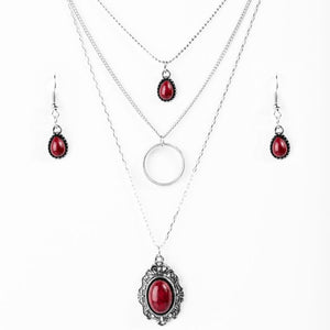 Western Fairytale - Red Necklace - Box 4 - Red