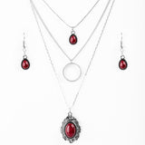 Western Fairytale - Red Necklace - Box 4 - Red
